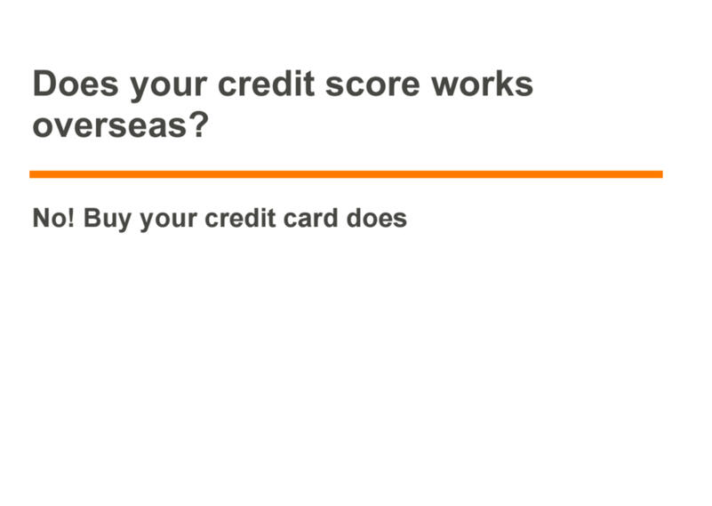 Does your credit score works overseas